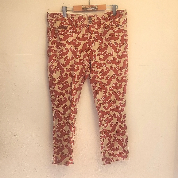 Anthropologie Lobster Pants - Picture 1 of 8